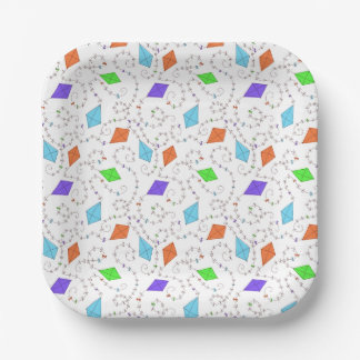 Plato De Papel Plata de papel de cometas giratorias