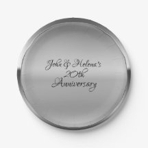 Plata Platino Brillo Personalizado Fiesta Customiz