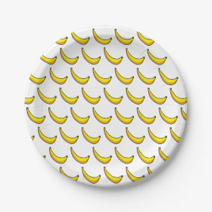 Plato De Papel Plátanos