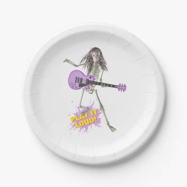 Plato De Papel Play It Loud!  (Anverso)