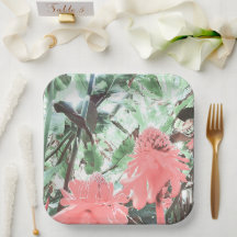 Plaza de Boda de Jardín Tropical Peach