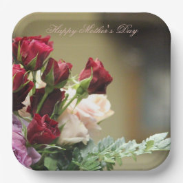 Plato De Papel Plaza de la fotografía floral