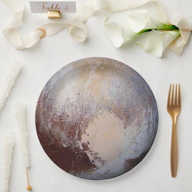 Plato De Papel Pluto paperplate from the Cosmic Party Collection  (Boda)