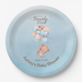 Plato De Papel Podemos Esperar Baby Shower