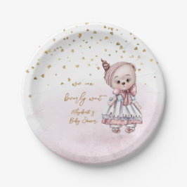 Plato De Papel Podemos Esperar Baby Shower