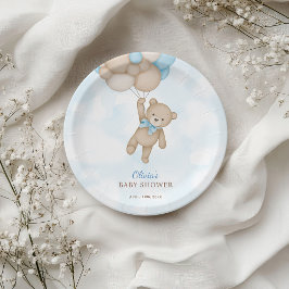 Plato De Papel Podemos Esperar Baby Shower