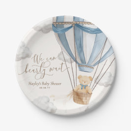 Plato De Papel Podemos Esperar Baby Shower