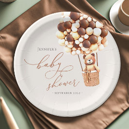 Plato De Papel ¡Podemos Esperar! Placas de papel de Baby Shower