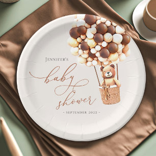 Plato De Papel ¡Podemos Esperar! Placas de papel de Baby Shower