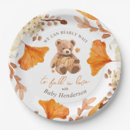 Plato De Papel Podemos esperar temprano para enamorarnos de Baby 