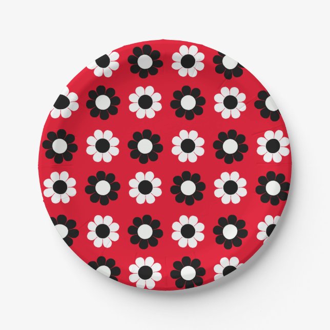 Plato De Papel Poder Floral (Anverso)