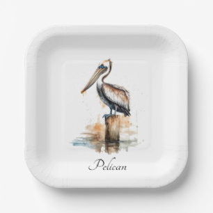 Plato De Papel Poise of the Pelican