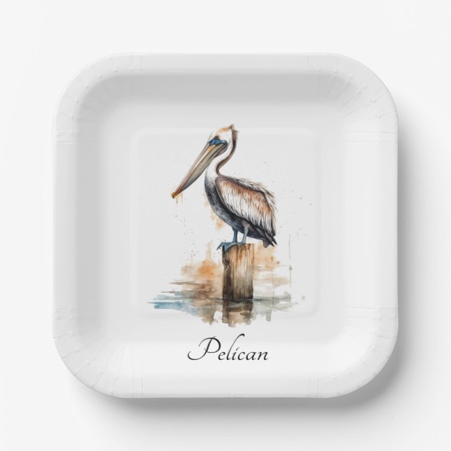 Plato De Papel Poise of the Pelican (Anverso)