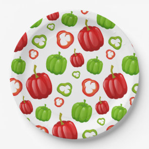 Plato De Papel Poivrons