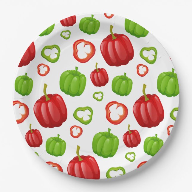Plato De Papel Poivrons (Anverso)