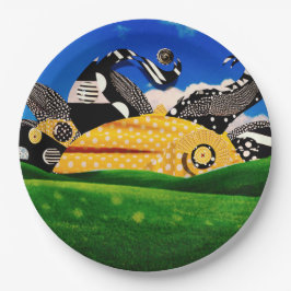 PLATO DE PAPEL ¡POLKA DOT SUN!