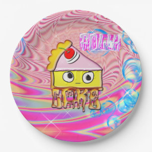 Plato De Papel Polly Cake - Tortina