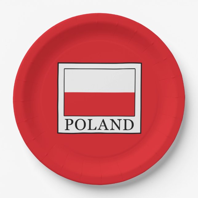 Plato De Papel Polonia (Anverso)