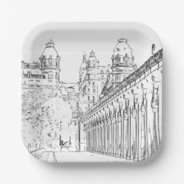 Plato De Papel Pont de Bir-Hakeim - París, Francia