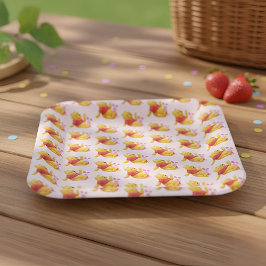 Plato De Papel Pooh Paper Plates