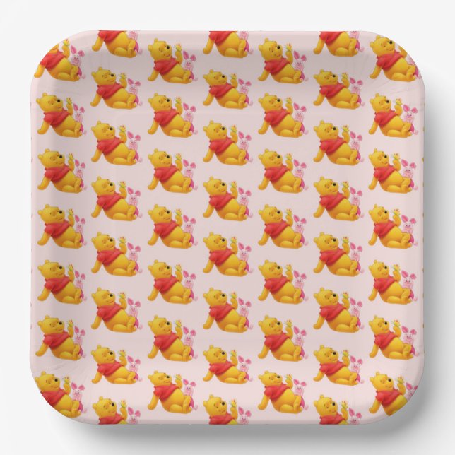 Plato De Papel Pooh Paper Plates (Anverso)