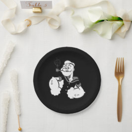 Plato de papel Popeye