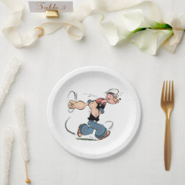 Plato de papel Popeye
