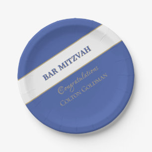 Plato De Papel ¡Popular! Personalizado Bar Placas de papel Mitzva