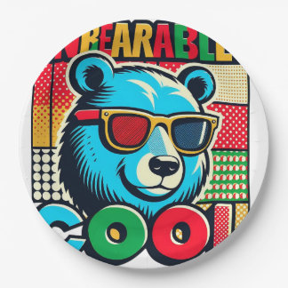 Plato De Papel Por amor de oso