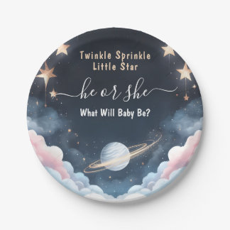 Plato De Papel Por Cloud Twinkle Twinkle Little Star Gender Revel