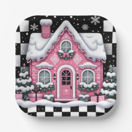 Plato De Papel Porciones de feriado para Navidades