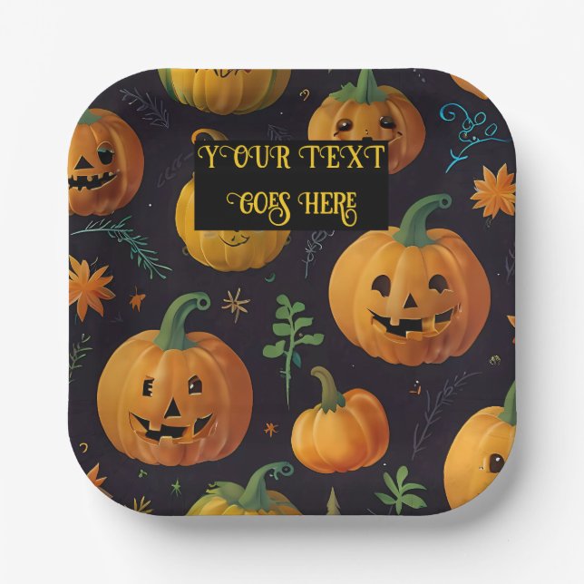 Plato De Papel Portátil de fotos espirales (Anverso)