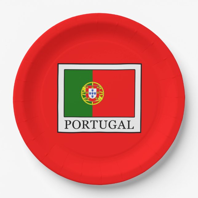 Plato De Papel Portugal (Anverso)