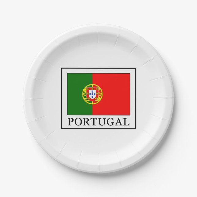 Plato De Papel Portugal (Anverso)