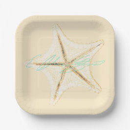 Plato De Papel Posavasos de arenisca