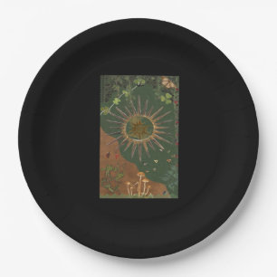 Plato De Papel Poster de Whimsigoth Swirl