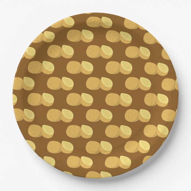 Plato De Papel Potatis (Anverso)