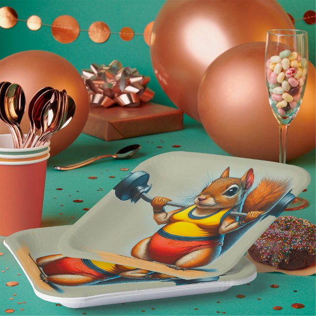 Plato De Papel Potencia de las ardillas (Subido por el creador)