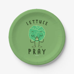 Plato De Papel Pray Lettuce