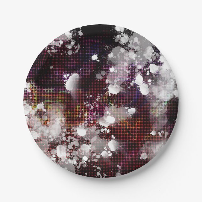 Plato De Papel Preparación oscura (Anverso)