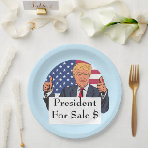 Plato De Papel Presidente De La Placa De Papel De Venta