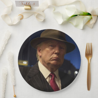 Plato De Papel Presidente estadounidense Donald Trump Padrino