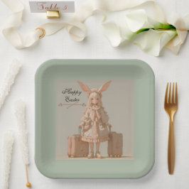 Plato De Papel Primavera de cosecha,