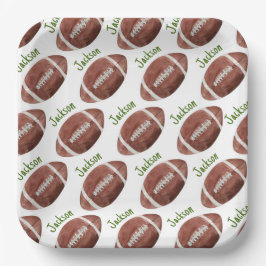 Plato De Papel Primer año del primer cumpleaños del fútbol