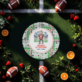 Plato De Papel Primer año después del Fiesta de cumpleaños