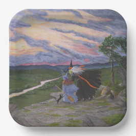 Plato De Papel "Primer vuelo"