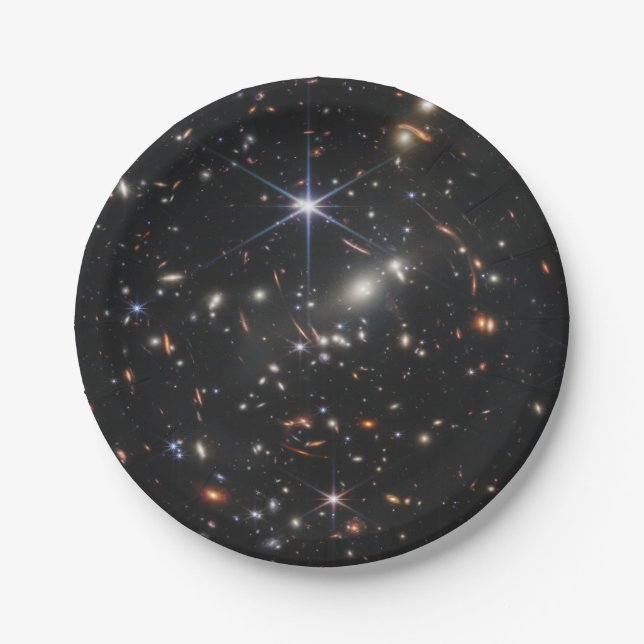 Plato De Papel Primeras imágenes del telescopio espacial JWST Jam (Anverso)