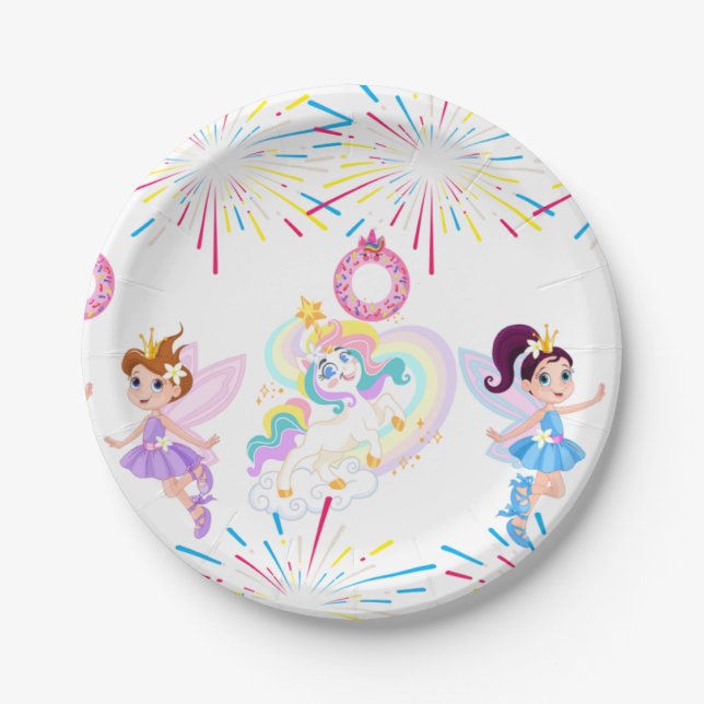 Plato De Papel Princesa (Anverso)