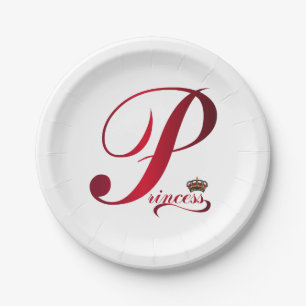 Plato De Papel Princesa