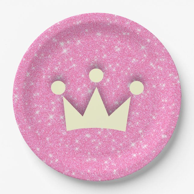 Plato De Papel Princesa (Anverso)